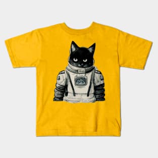 Astronaut Cat Kids T-Shirt